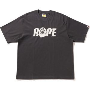 BAPE LOGO RELAXED FIT TEE MENS