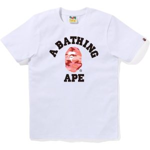 GLITCH WOODLAND CAMO COLLEGE TEE LADIES